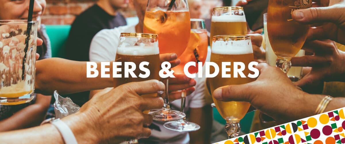 Beers & Ciders promotional banner