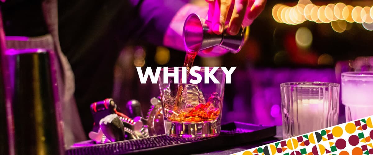 Whisky promotional banner