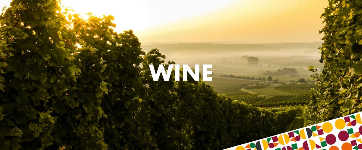 Wine promotional banner